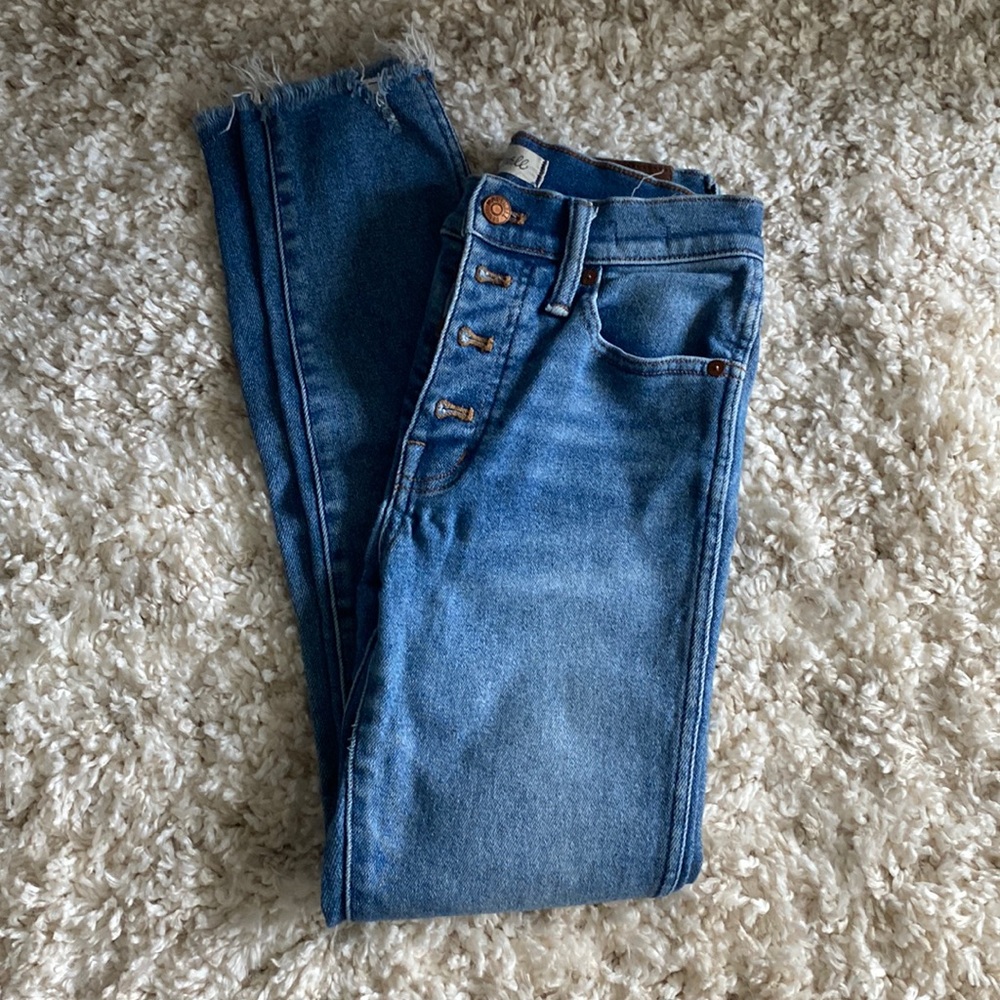 Madewell Button Fly Hi Rise Jeans